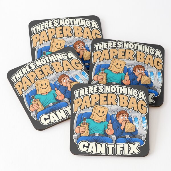 Item preview, Nothing a Paper Bag Can’t Fix – Airplane Humor designed and sold by RockyMemes.