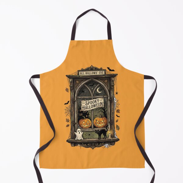 Item preview, Spooky window - Halloween night - All Hallows' Eve - Spooky Halloween designed and sold by ParadoxParadox.