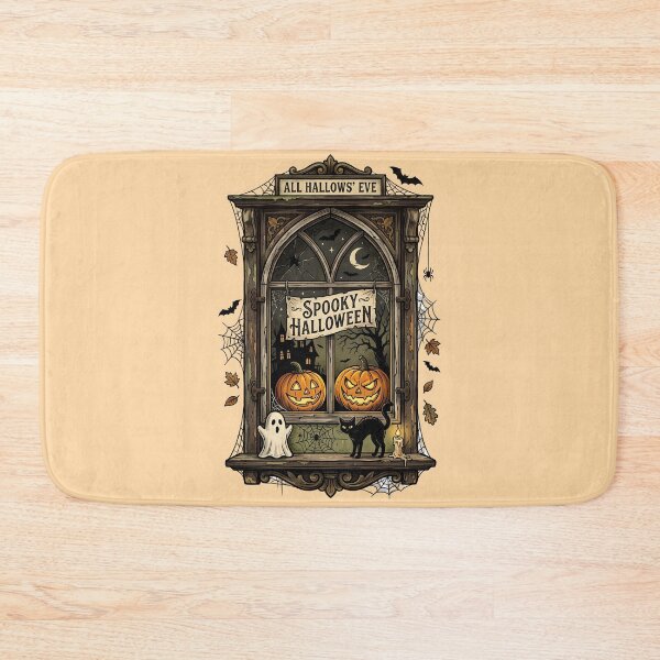 Item preview, Spooky window - Halloween night - All Hallows' Eve - Spooky Halloween designed and sold by ParadoxParadox.