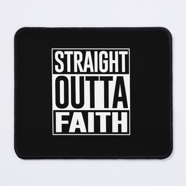Item preview, Straight Outta Faith Christian Typography designed and sold by DriplineHowl.