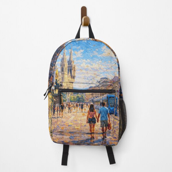 Item preview, A painting of Zagreb, Croatia – A Beautiful city in Europe. designed and sold by GalleryKauffeld.