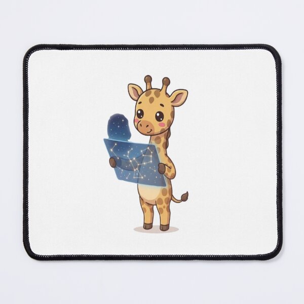 Item preview, Cute Giraffe Studying Constellation Map designed and sold by Ella_Sketch.