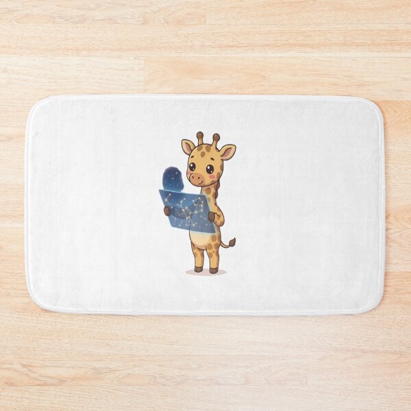 Item preview, Cute Giraffe Studying Constellation Map designed and sold by Ella_Sketch.