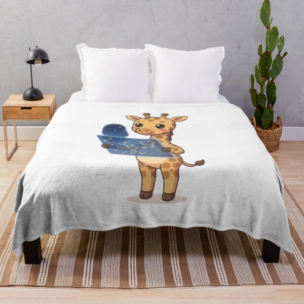 Item preview, Cute Giraffe Studying Constellation Map designed and sold by Ella_Sketch.