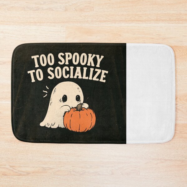 Item preview, Too Spooky To Socialize Introvert Ghost Halloween designed and sold by NicolasGlowArt.