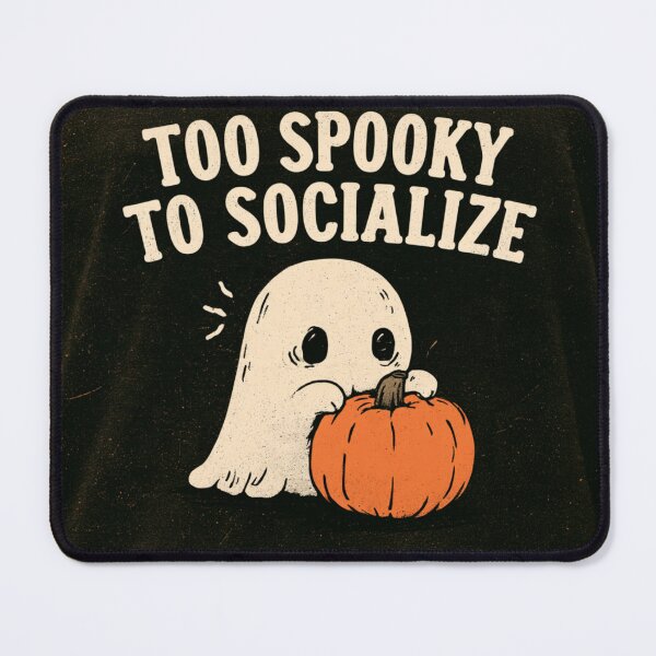 Item preview, Too Spooky To Socialize Introvert Ghost Halloween designed and sold by NicolasGlowArt.