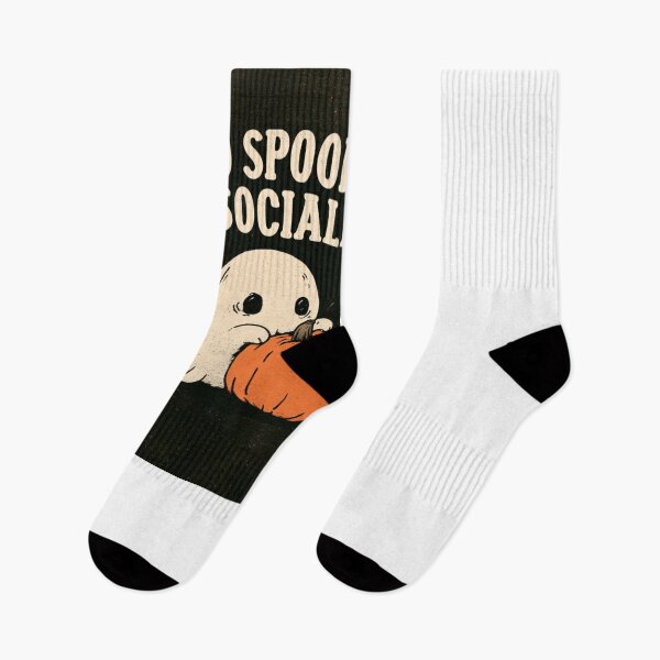 Item preview, Too Spooky To Socialize Introvert Ghost Halloween designed and sold by NicolasGlowArt.