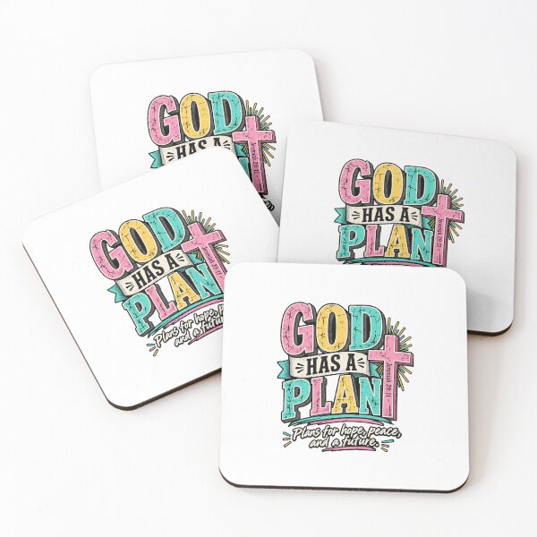 Item preview, God Has A Plan Jeremiah 29 11 Christian Hope Peace Retro Design designed and sold by SEINENGAPPI18.