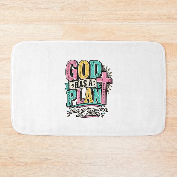Item preview, God Has A Plan Jeremiah 29 11 Christian Hope Peace Retro Design designed and sold by SEINENGAPPI18.