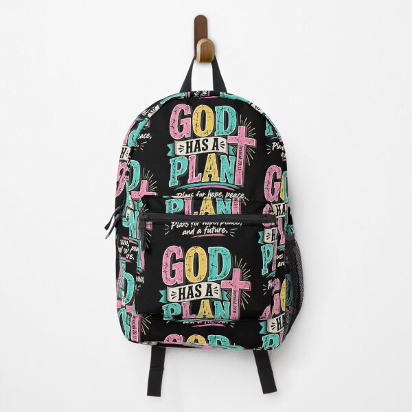 Item preview, God Has A Plan Jeremiah 29 11 Christian Hope Peace Retro Design designed and sold by SEINENGAPPI18.