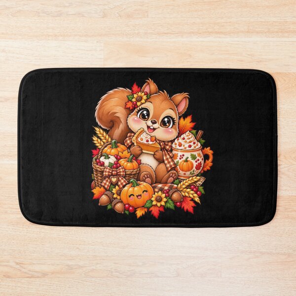 Item preview, Kawaii Thanksgiving Squirrel – Cute Pumpkin Spice, Pumpkin Pie, Fall Harvest & Cozy Autumn Design designed and sold by ALH Apparel.