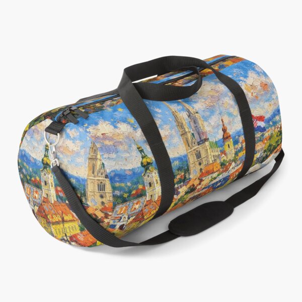 Item preview, Zagreb, Croatia – a painting of a summer day in this beautiful European city. designed and sold by GalleryKauffeld.
