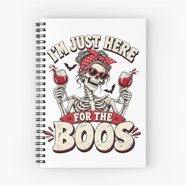 Item preview, I’m Just Here for the Boos Skeleton designed and sold by NoeValdric.