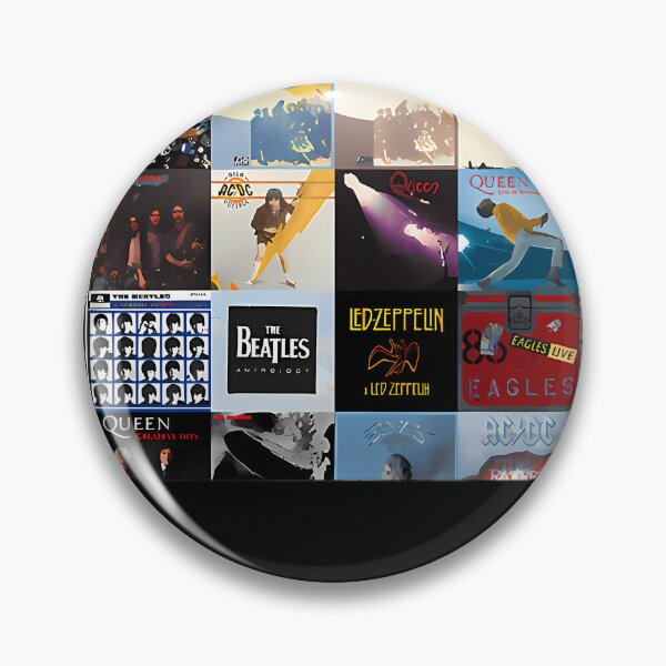 Item preview, Rock Band Posters Collage designed and sold by AbsurdVibes.
