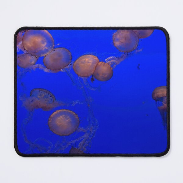 Item preview, Dancing Jelly Fish in Deep Blue designed and sold by WanderingLife.