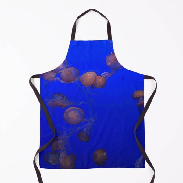 Item preview, Dancing Jelly Fish in Deep Blue designed and sold by WanderingLife.
