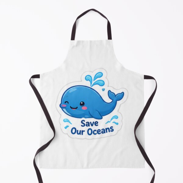 Item preview, Cute Save Our Oceans Whale Marine Life designed and sold by LearnFunStore.