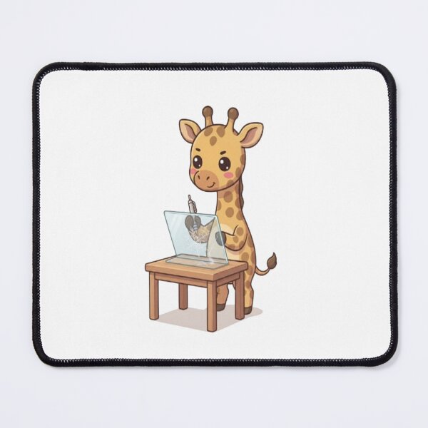 Item preview, Cute Giraffe Glass Engraving Snowflake designed and sold by Ella_Sketch.