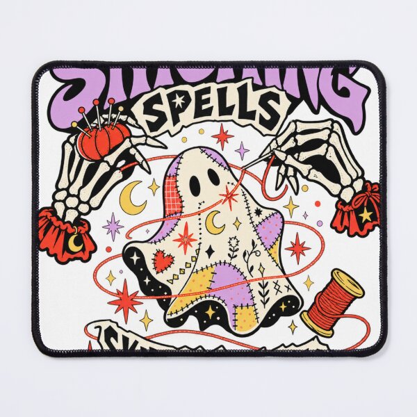 Item preview, Stitching Spells and Skipping Plans Ghost designed and sold by ODDLUME CLUB.
