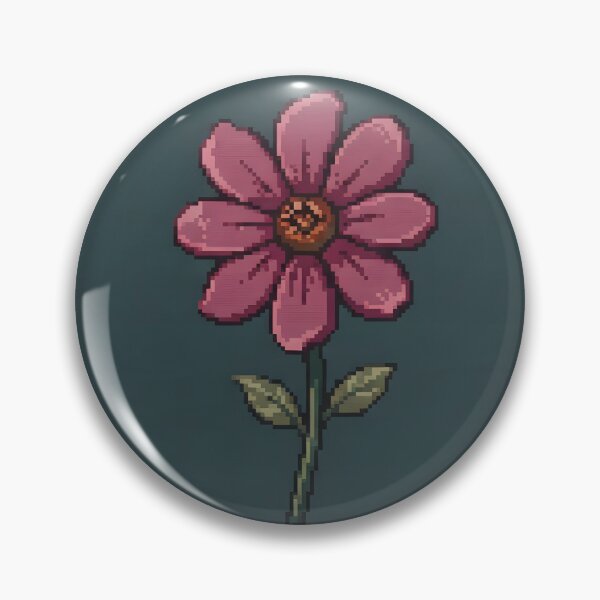 Item preview, Pixelated Daisy Illustration Design  designed and sold by Domo-Design.