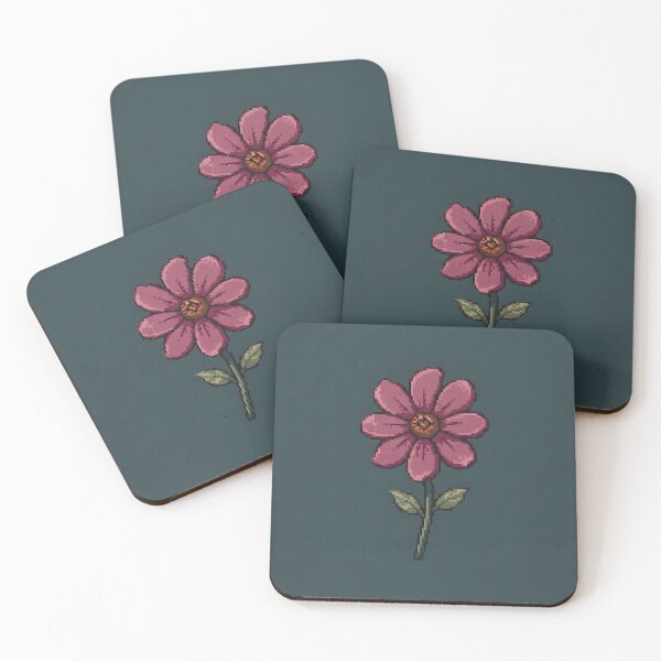 Item preview, Pixelated Daisy Illustration Design  designed and sold by Domo-Design.