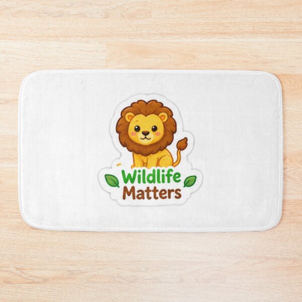 Item preview, Cute Wildlife Matters Lion Nature Conservation designed and sold by LearnFunStore.