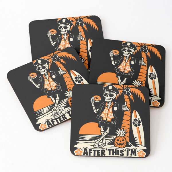 Item preview, Skeleton Cop Vacation - After This I'm Getting A Burrito designed and sold by mnkyride.