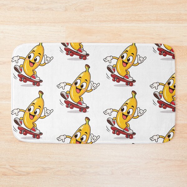 Item preview, Funny Banana Riding a Red Skateboard designed and sold by PRINTIONAL.