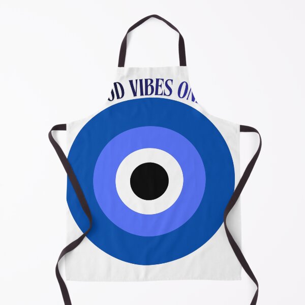Item preview, Mystic Evil Eye Good Vibes Only Text Art designed and sold by RAJASWARSTORE.