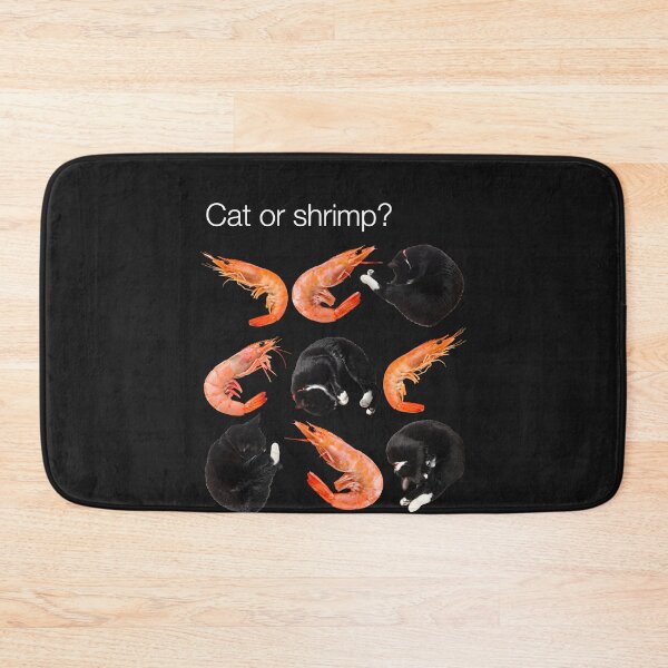 Item preview,  Cat Or Shrimp Black Cat And Shrimp Funny designed and sold by NancyxEasSHOP.