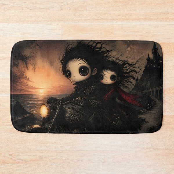 Item preview, Riding on a motorcycle, late summer evening designed and sold by sigmaartstudio.