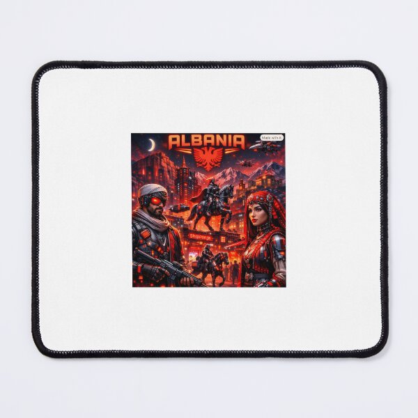 Item preview, Cyberpunk Albania – Neon Balkan Reborn designed and sold by synthesisnft.