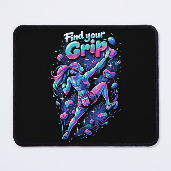 Item preview, Find your grip – Bouldering quote for women designed and sold by Pineapple-Tree.