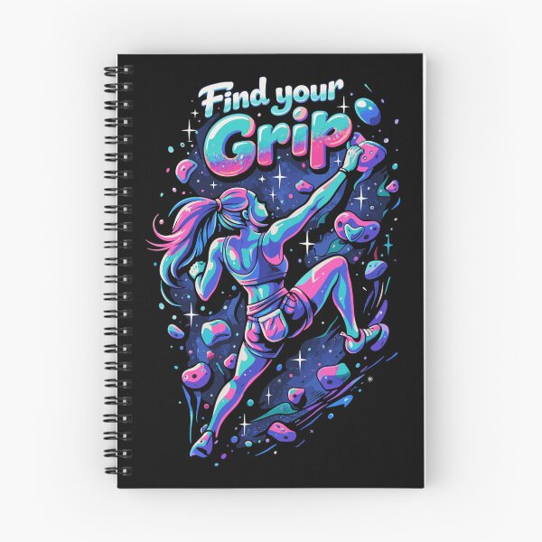 Item preview, Find your grip – Bouldering quote for women designed and sold by Pineapple-Tree.