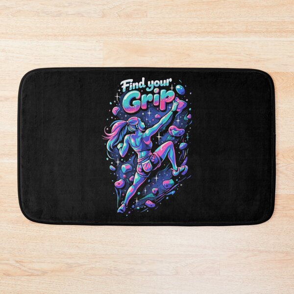 Item preview, Find your grip – Bouldering quote for women designed and sold by Pineapple-Tree.