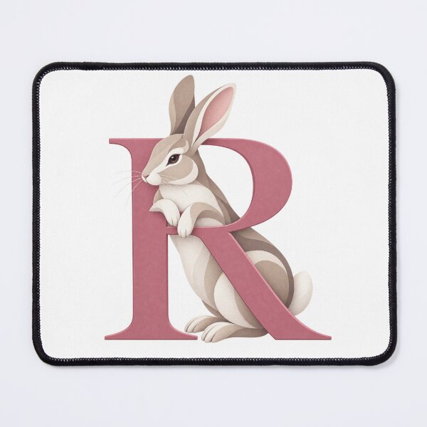 Item preview, Rabbit Letter R Art designed and sold by tmoca.
