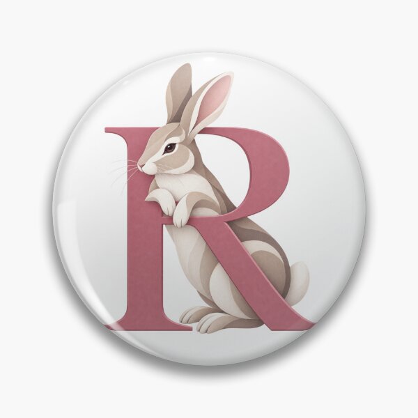 Item preview, Rabbit Letter R Art designed and sold by tmoca.