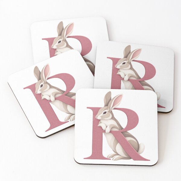 Item preview, Rabbit Letter R Art designed and sold by tmoca.