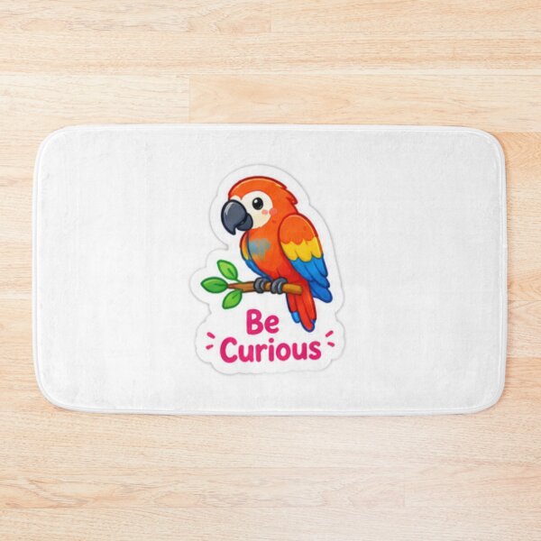 Item preview, Cute Be Curious Parrot Learning Adventure designed and sold by LearnFunStore.