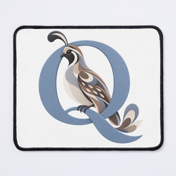 Item preview, Quail Letter Q Art designed and sold by tmoca.