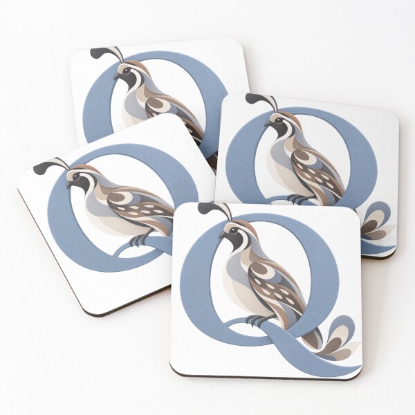 Item preview, Quail Letter Q Art designed and sold by tmoca.
