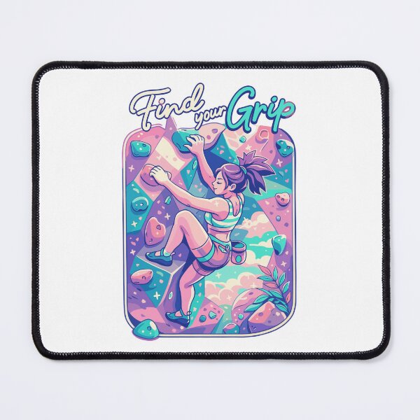 Item preview, Find your grip – Bouldering quote for women designed and sold by Pineapple-Tree.