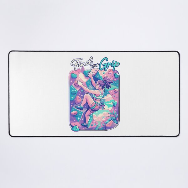 Item preview, Find your grip – Bouldering quote for women designed and sold by Pineapple-Tree.