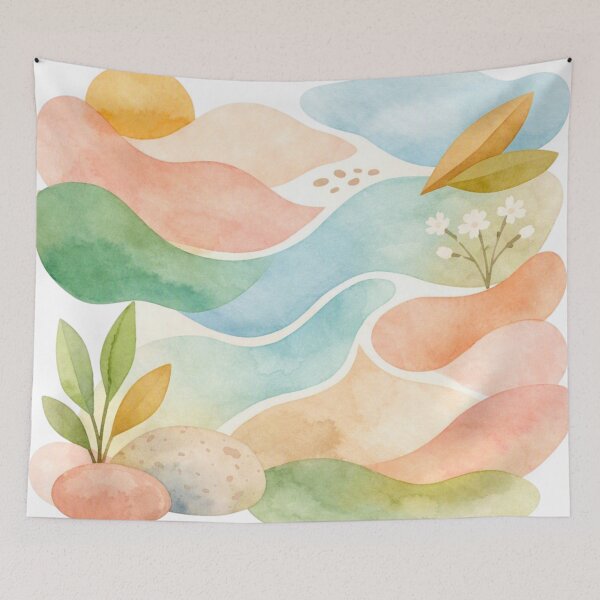 Item preview, Pastel landscape designed and sold by AnonimusDesigns.