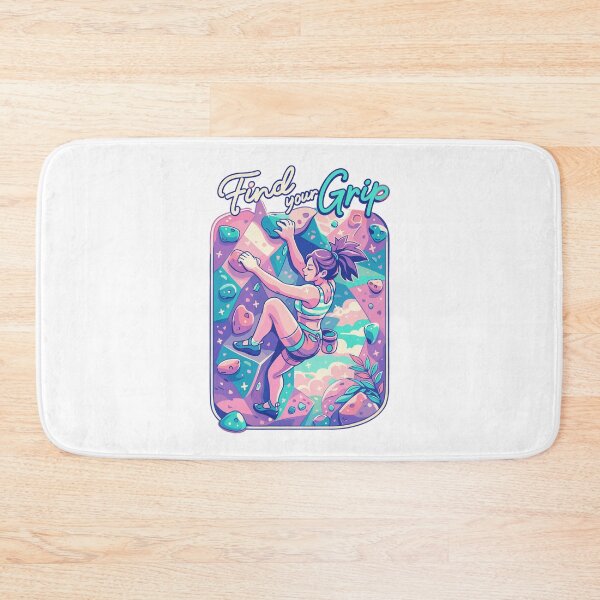 Item preview, Find your grip – Bouldering quote for women designed and sold by Pineapple-Tree.