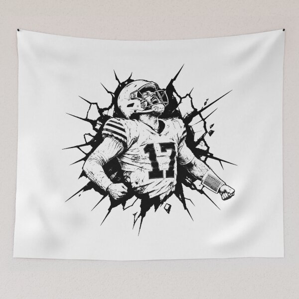 Item preview, Josh-Allen 17 Buffalo Football QB Celebration Graphic designed and sold by dartoffofo⭐⭐⭐⭐⭐.