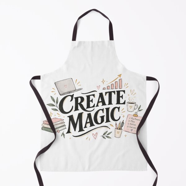 Item preview, Create Magic – Creative Career Growth & Motivation Typography designed and sold by Snikdha.