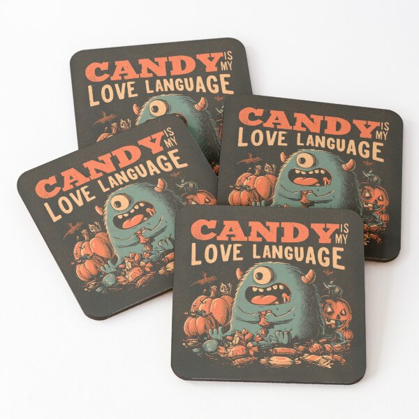 Item preview, Candy Is My Love Language Monster Halloween designed and sold by NicolasGlowArt.