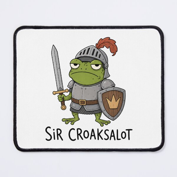 Item preview, Funny Frog Knight Medieval Fantasy Cartoon designed and sold by ShirtWreck.