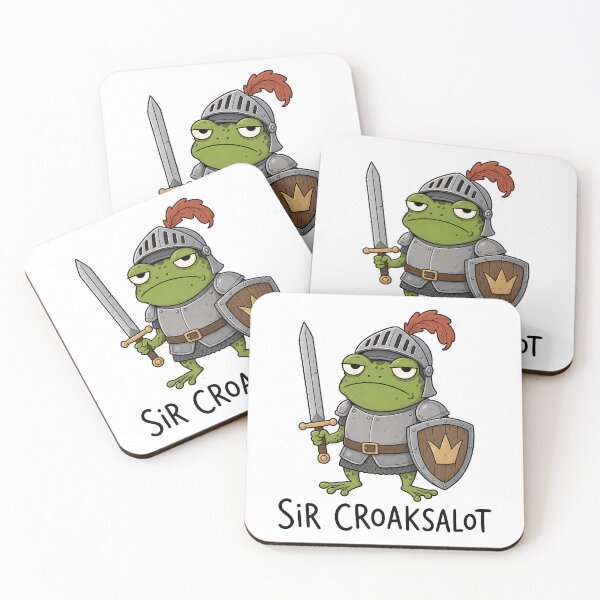 Item preview, Funny Frog Knight Medieval Fantasy Cartoon designed and sold by ShirtWreck.